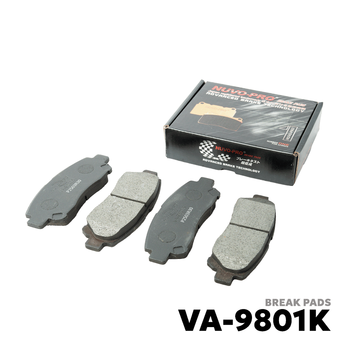 2018 - PRESENT SUZUKI ERTIGA BRAKE PAD - NUVO-PRO - VA-9801K