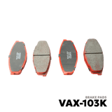 1978 - 1988 TOYOTA CRESSIDA 18R BRAKE PAD - NUVO-PRO - VAX-103K