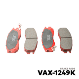 1996 - 2002 MITSUBISHI LANCER PIZZA PIE / MX / GLXi / 2000 BRAKE PAD - NUVO-PRO - VAX-1249K