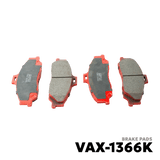 1999 - 2003 FORD RANGER 4X2 / 4X4 BRAKE PAD - NUVO-PRO - VAX-1366K