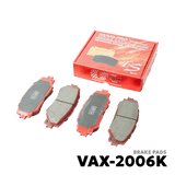 2007 - 2019 TOYOTA COROLLA ALTIS 1.6 / 1.8 BRAKE PAD - NUVO-PRO - VAX-2006K