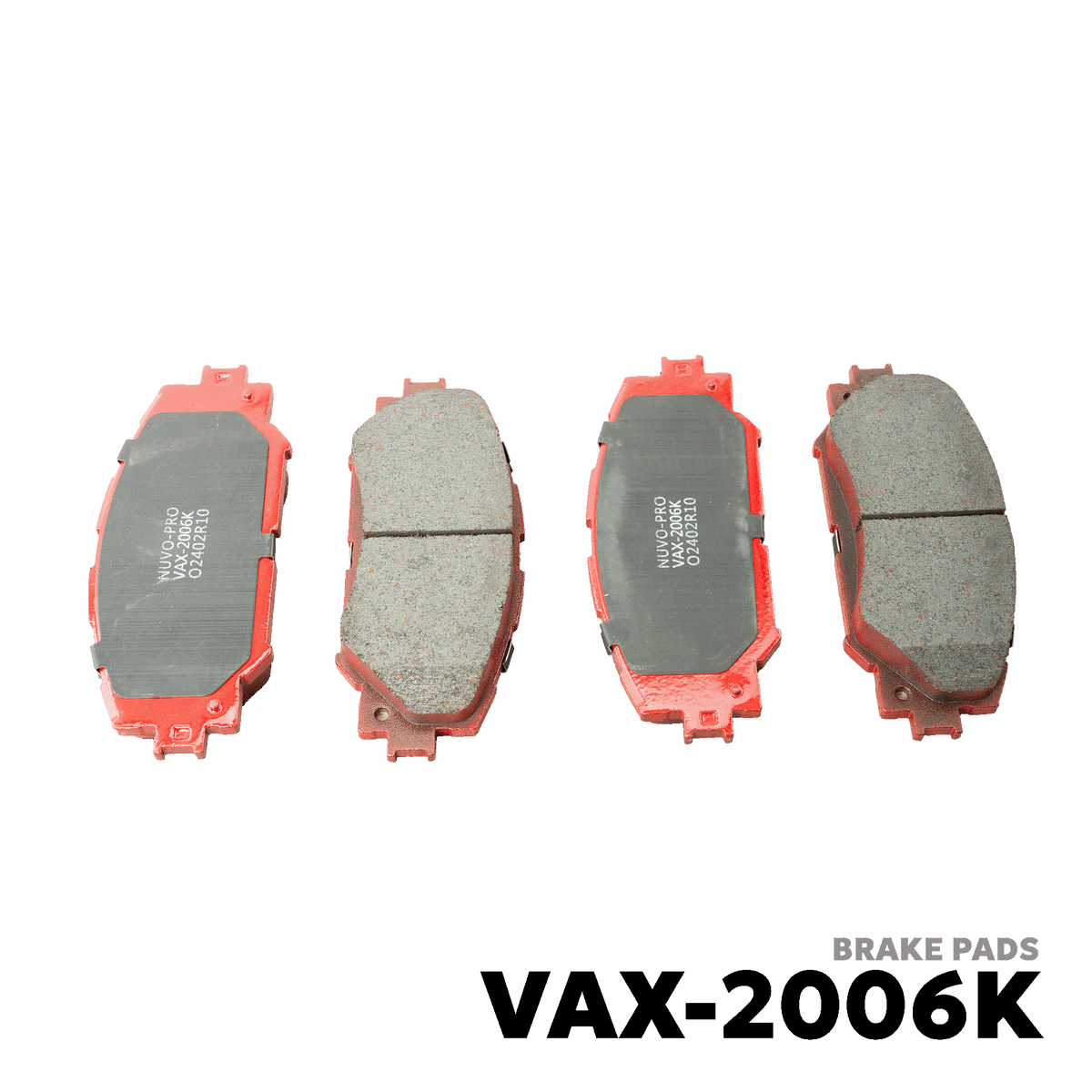 2007 - 2019 TOYOTA COROLLA ALTIS 1.6 / 1.8 BRAKE PAD - NUVO-PRO - VAX-2006K