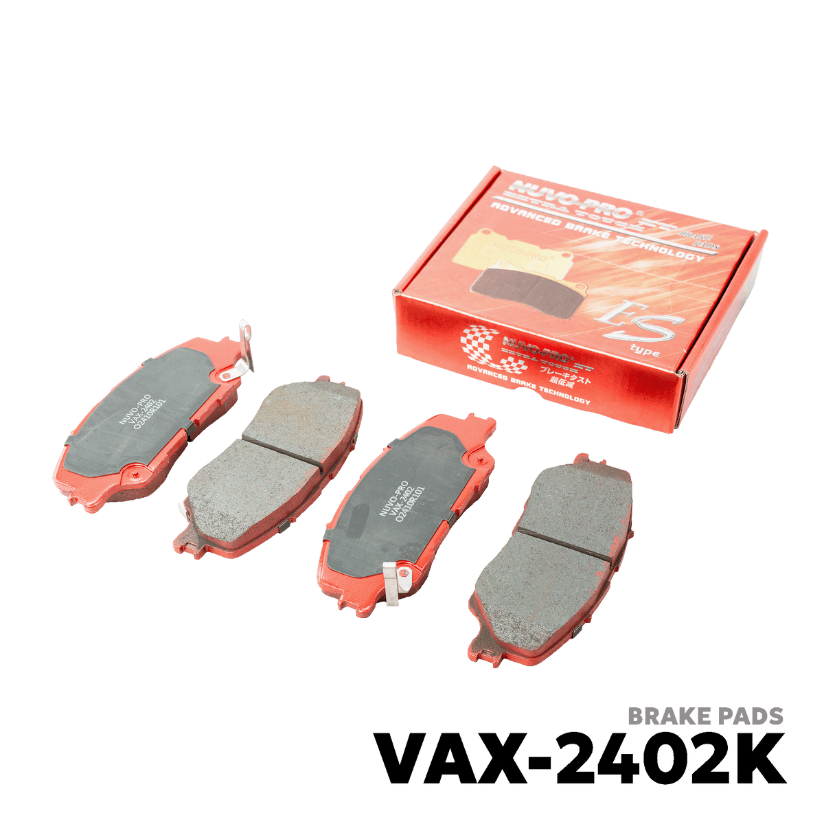 2019 - 2021 ISUZU D-MAX  BRAKE PAD - NUVO-PRO - VAX-2402K