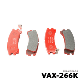 1987 - 1991 NISSAN SENTRA B12 BRAKE PAD - NUVO-PRO - VAX-266K