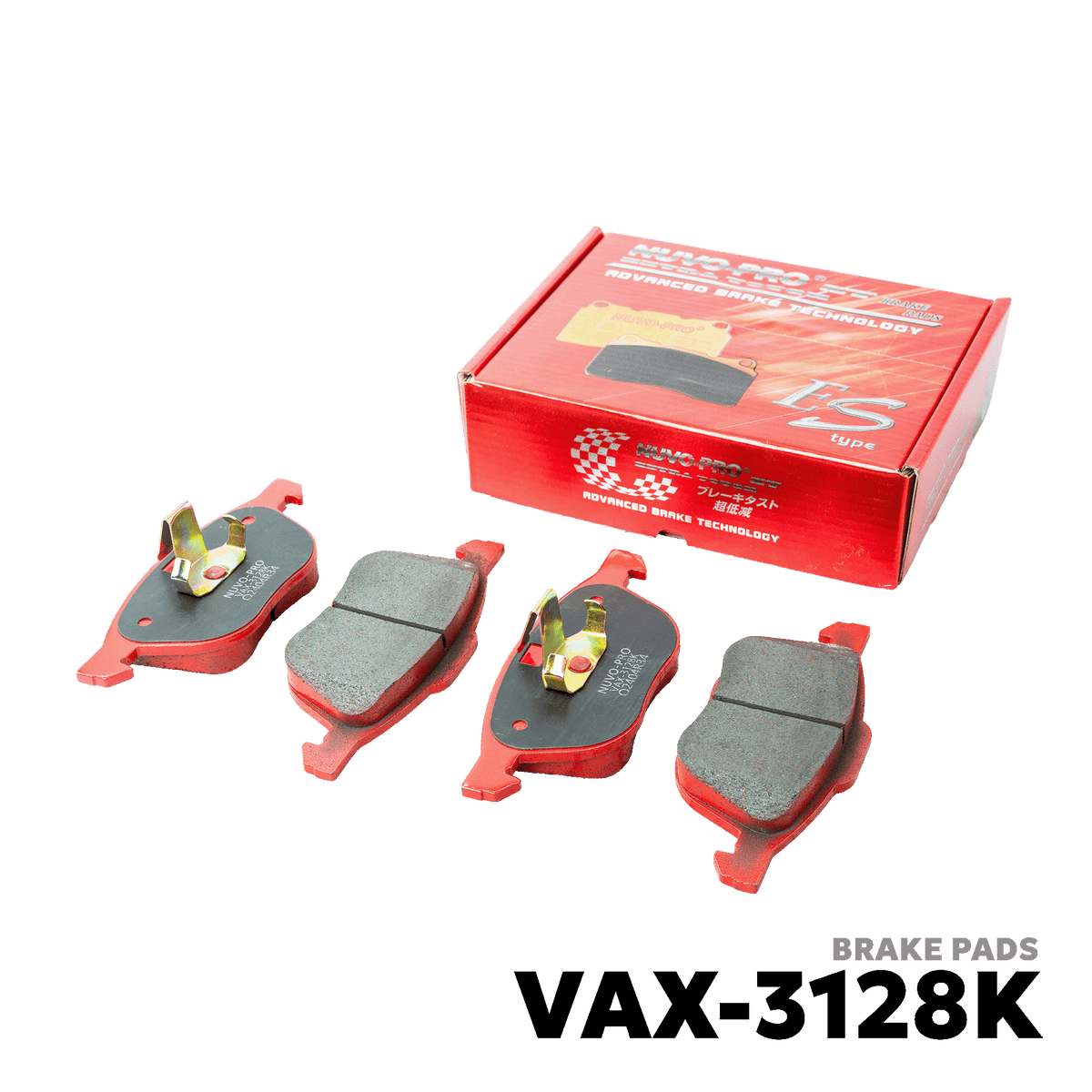 2004 - 2013 MAZDA 3 BRAKE PAD - NUVO-PRO - VAX-3128K