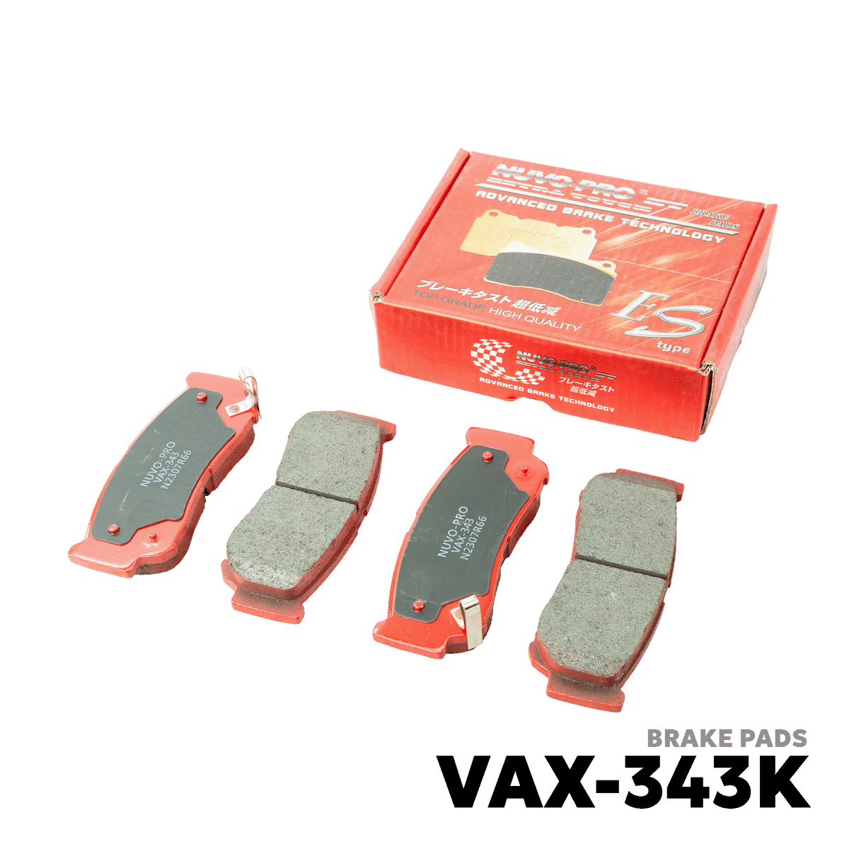 2003 - 2010 HYUNDAI STAREX CRDi BRAKE PAD - NUVO-PRO - VAX-343K