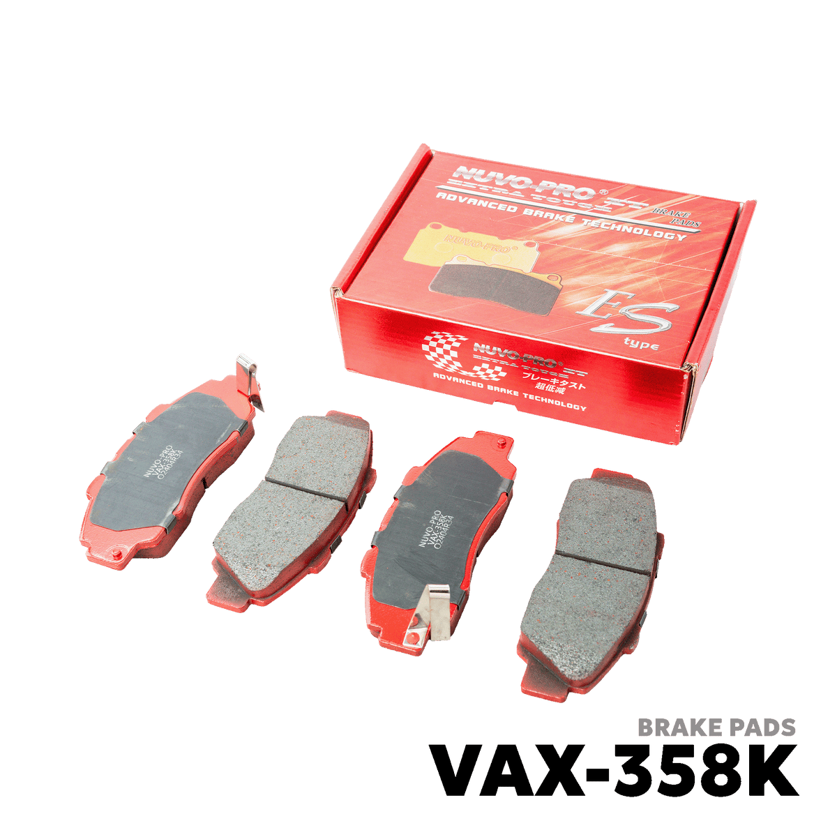 1995 - 1999 HONDA ODYSSEY BRAKE PAD - NUVO-PRO - VAX-358K