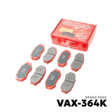 1993 - 2002 MITSUBISHI FUSO CANTER BRAKE PAD - NUVO-PRO - VAX-364K