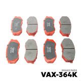 1993 - 2002 MITSUBISHI FUSO CANTER BRAKE PAD - NUVO-PRO - VAX-364K