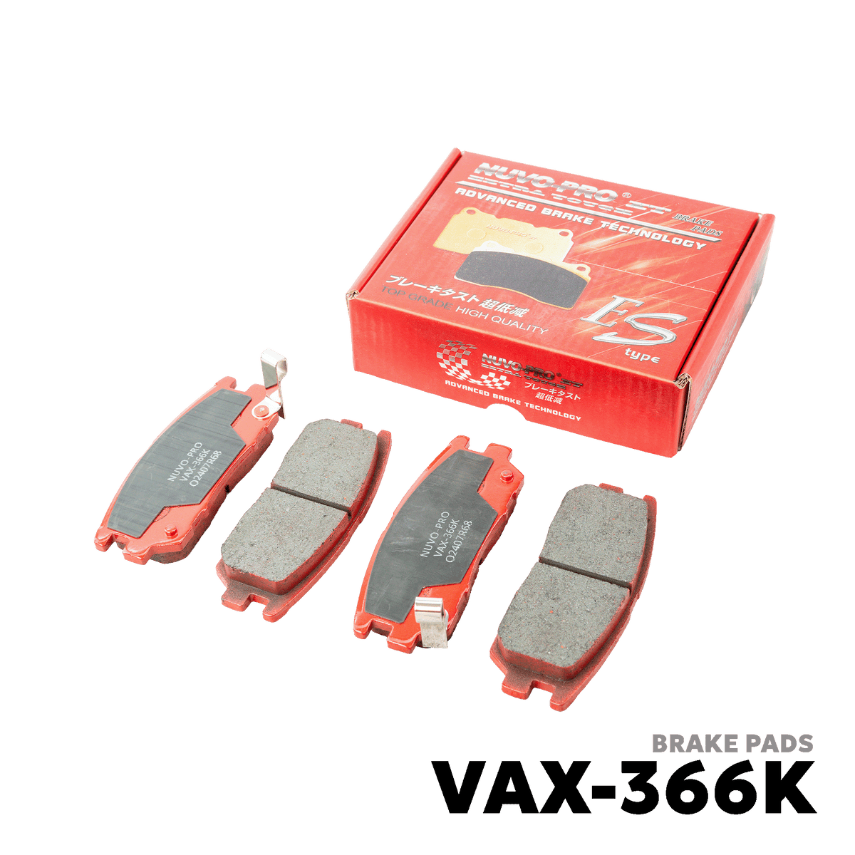 1992 - 2003 MITSUBISHI PAJERO GEN 2 / INTERCOOLER BRAKE PAD - NUVO-PRO - VAX-366K
