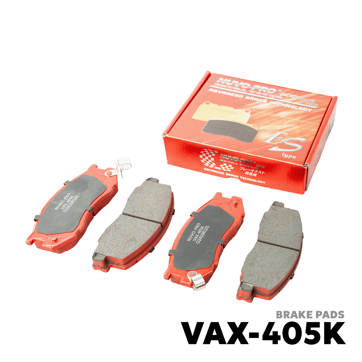 1998 - 2004 TOYOTA REVO / TAMARAW REVO BRAKE PAD - NUVO-PRO - VAX-405K