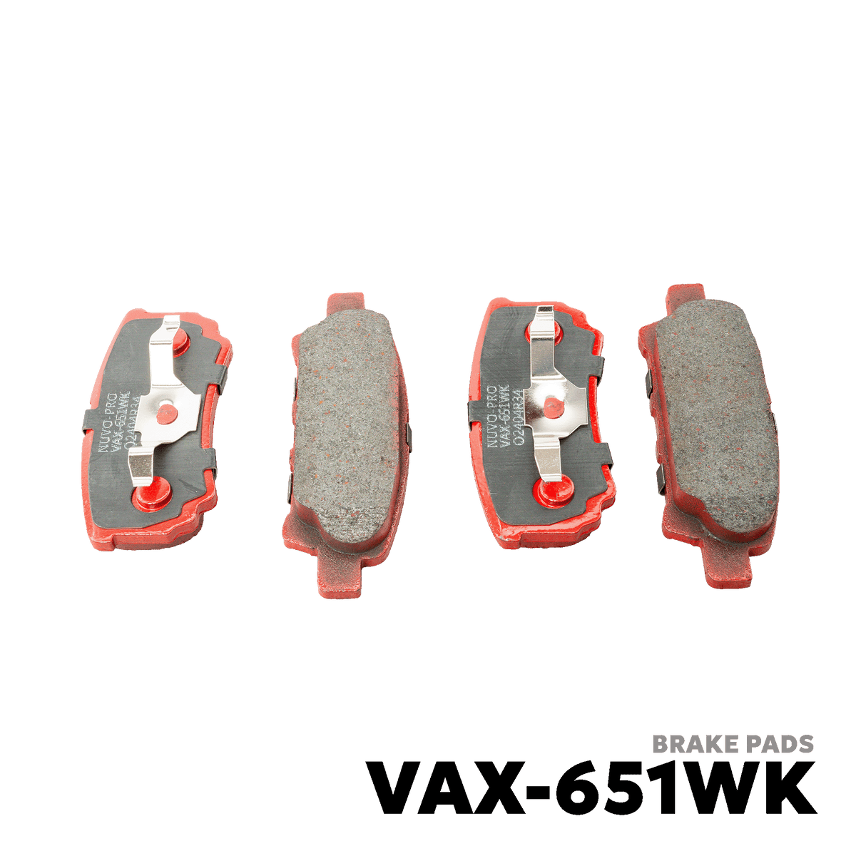 2003 - 2012 MITSUBISHI LANCER / CEDIA / EX BRAKE PAD - NUVO-PRO - VAX-651WK