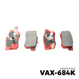 2009 - 2013 HONDA CR-V GEN 3 / 4 BRAKE PAD - NUVO-PRO - VAX-684K