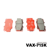 2005 - 2010 TOYOTA FORTUNER GEN 1 BRAKE PAD - NUVO-PRO - VAX-715K
