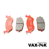 1980 - 1982 TOYOTA STARLET BRAKE PAD - NUVO-PRO - VAX-74K