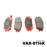1994 - 2004  HYUNDAI ACCENT BRAKE PAD - NUVO-PRO - VAX-8114K
