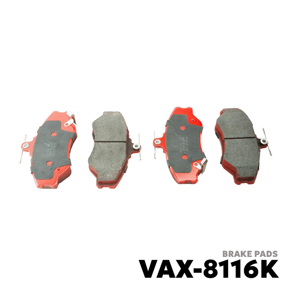 1995 - 1999 HYUNDAI H-100 BRAKE PAD - NUVO-PRO - VAX-8116K