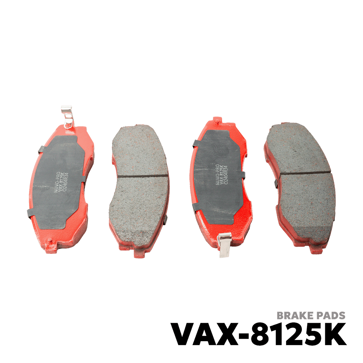1990 - 2002 KIA PRIDE 1.1 / 1.3 BRAKE PAD - NUVO-PRO - VAX-8125K