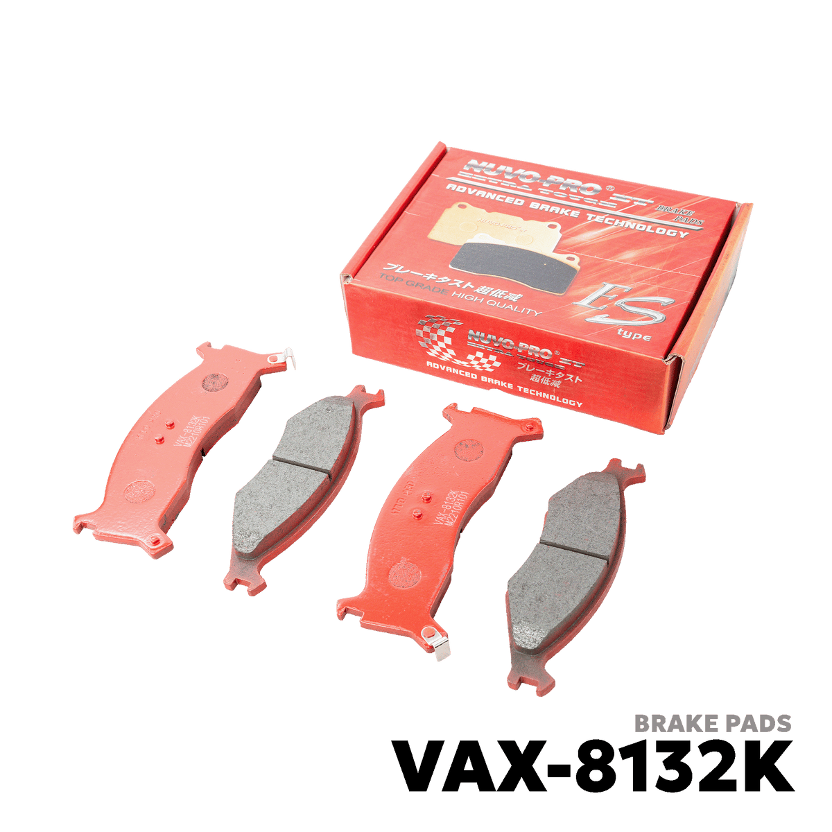 1996 - 1999 KIA SPORTAGE BRAKE PAD - NUVO-PRO - VAX-8132K
