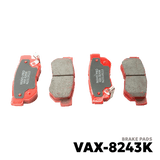 2004 - 2010 HYUNDAI TUCSON BRAKE PAD - NUVO-PRO - VAX-8243K