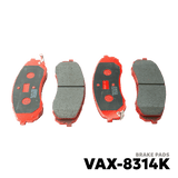 2004 - 2006 KIA CARNIVAL II CRDi BRAKE PAD - NUVO-PRO - VAX-8314K