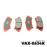 2018 - 2024 TOYOTA FORTUNER GEN 2 BRAKE PAD - NUVO-PRO - VAX-8634K