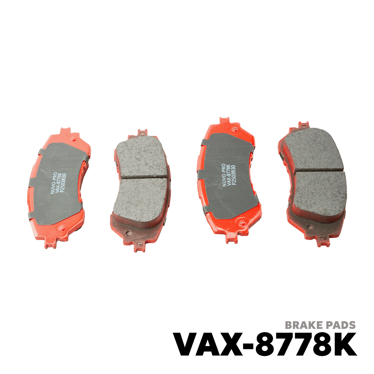 2013 - 2021 TOYOTA VIOS 1.3 BRAKE PAD - NUVO-PRO - VAX-8778K