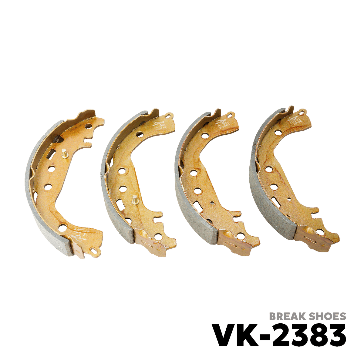 2008 - 2013 TOYOTA VIOS BATMAN / GEN 2 BRAKE SHOE - NUVO-PRO - VK-2383