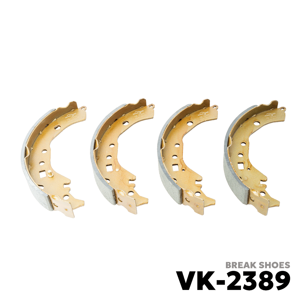 2008 - 2012 TOYOTA VIOS BATMAN / GEN 2 BRAKE SHOE - NUVO-PRO - VK-2389