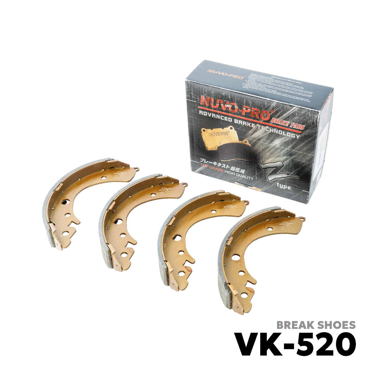 1993 - 2005 HONDA CIVIC ESi BRAKE SHOE - NUVO-PRO - VK-520