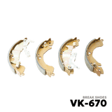 1989 - 1990 MITSUBISHI LANCER SINGKIT BRAKE SHOE - NUVO-PRO - VK-670
