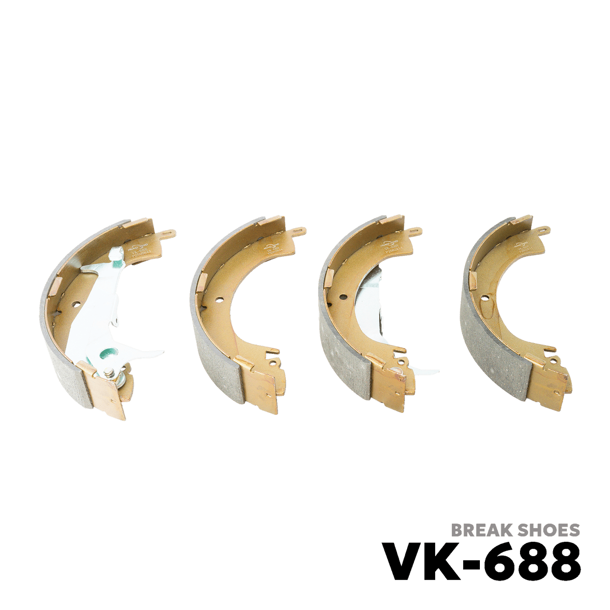 1986 - 2022 MITSUBISHI L300 / EURO 4 BRAKE SHOE - NUVO-PRO - VK-688