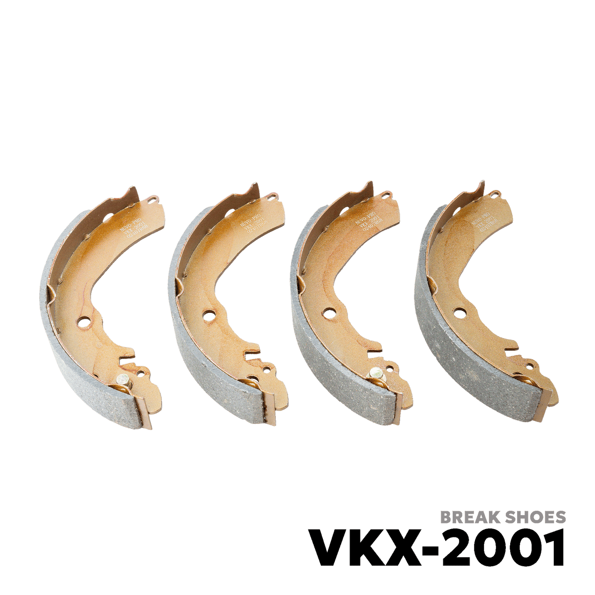 2006 - 2022 TOYOTA AVANZA BRAKE SHOE - NUVO-PRO - VKX-2001