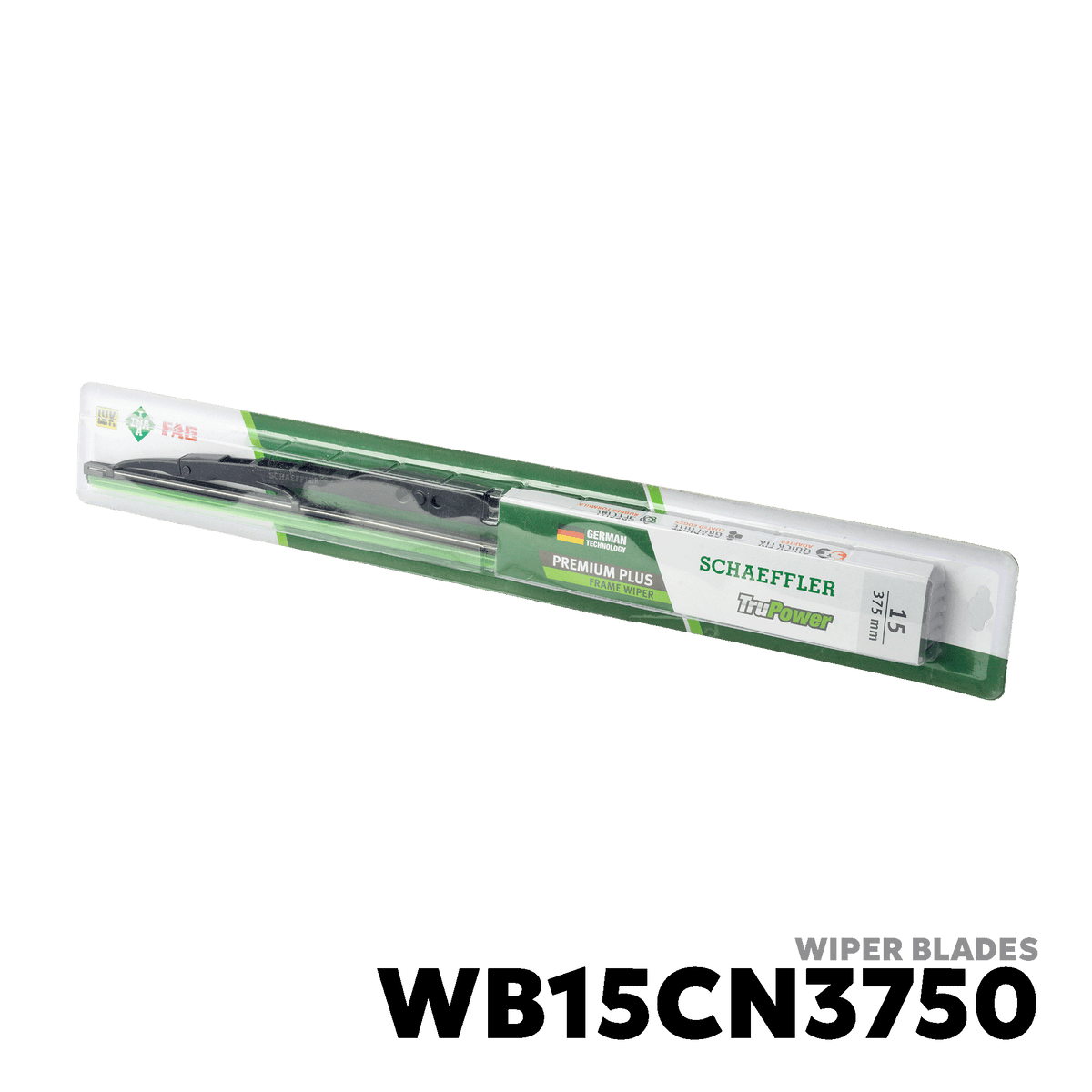 2005 - 2011 SUZUKI SWIFT (PASSENGER SIDE) WIPER BLADES - SCHAEFFLER WB15CN3750
