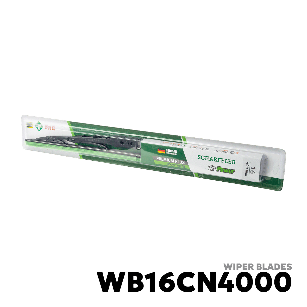 2018 - PRESENT NISSAN TERRA (PASSENGER SIDE) WIPER BLADES - SCHAEFFLER WB17CN4250