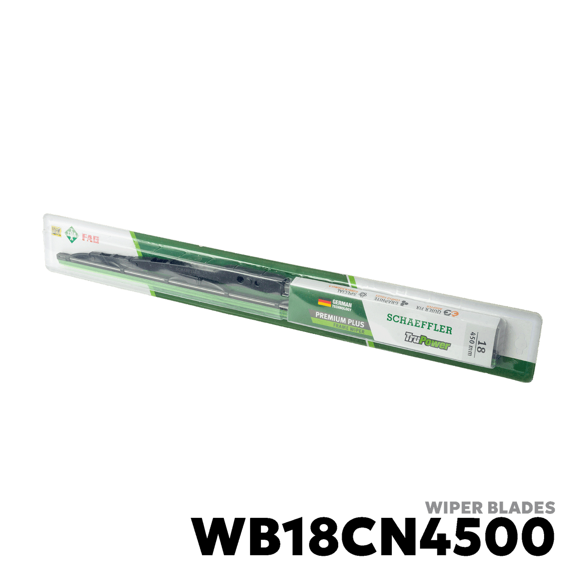 2001 - 2017 ISUZU CROSSWIND / SPORTIVO (DRIVER / PASSENGER SIDE) WIPER BLADES - SCHAEFFLER WB18CN4500