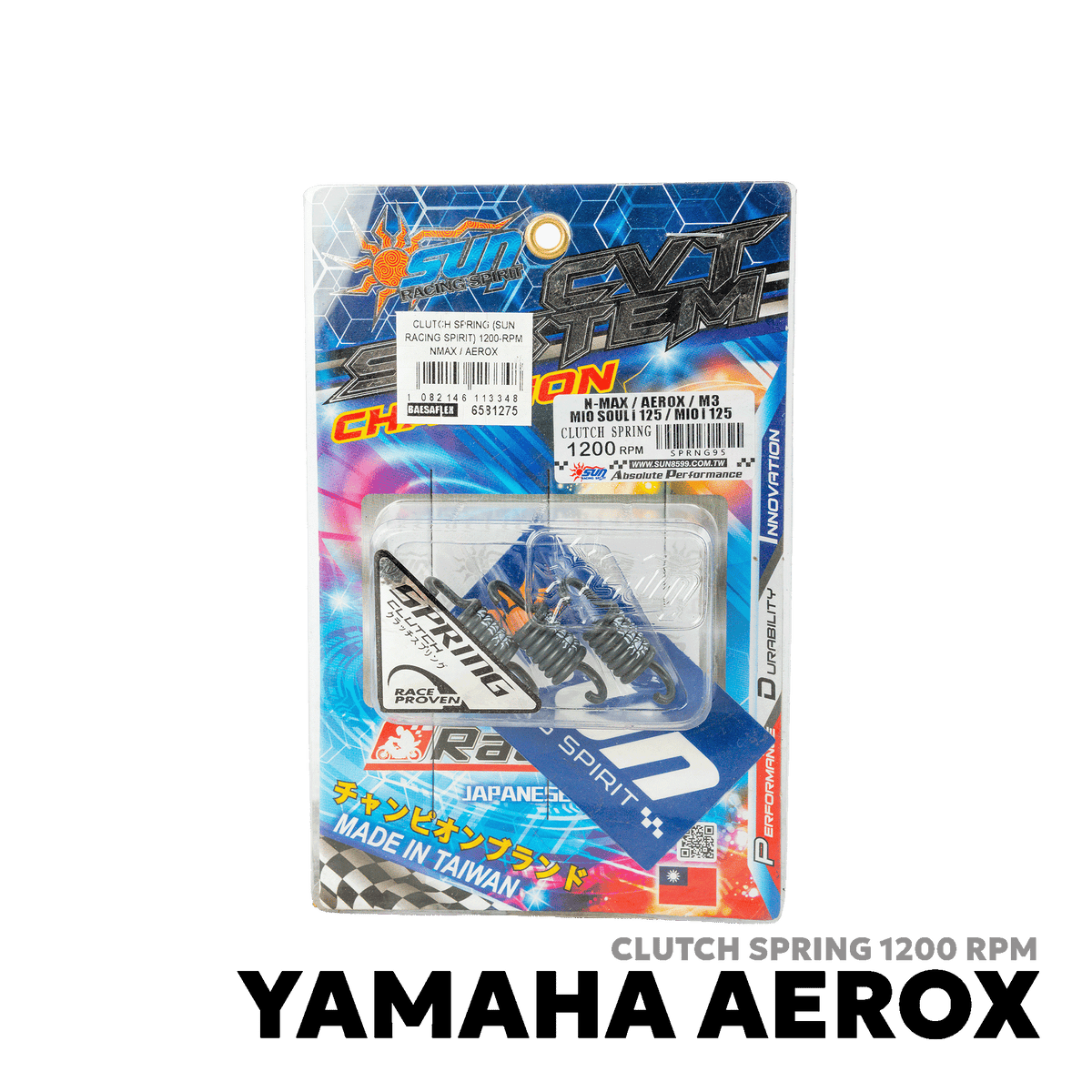 2017 - 2026 YAMAHA AEROX 155 V1 / V2 / Y-CONNECT CLUTCH SPRING 1200 - SUN RACING SPIRIT - YAMAHA AEROX
