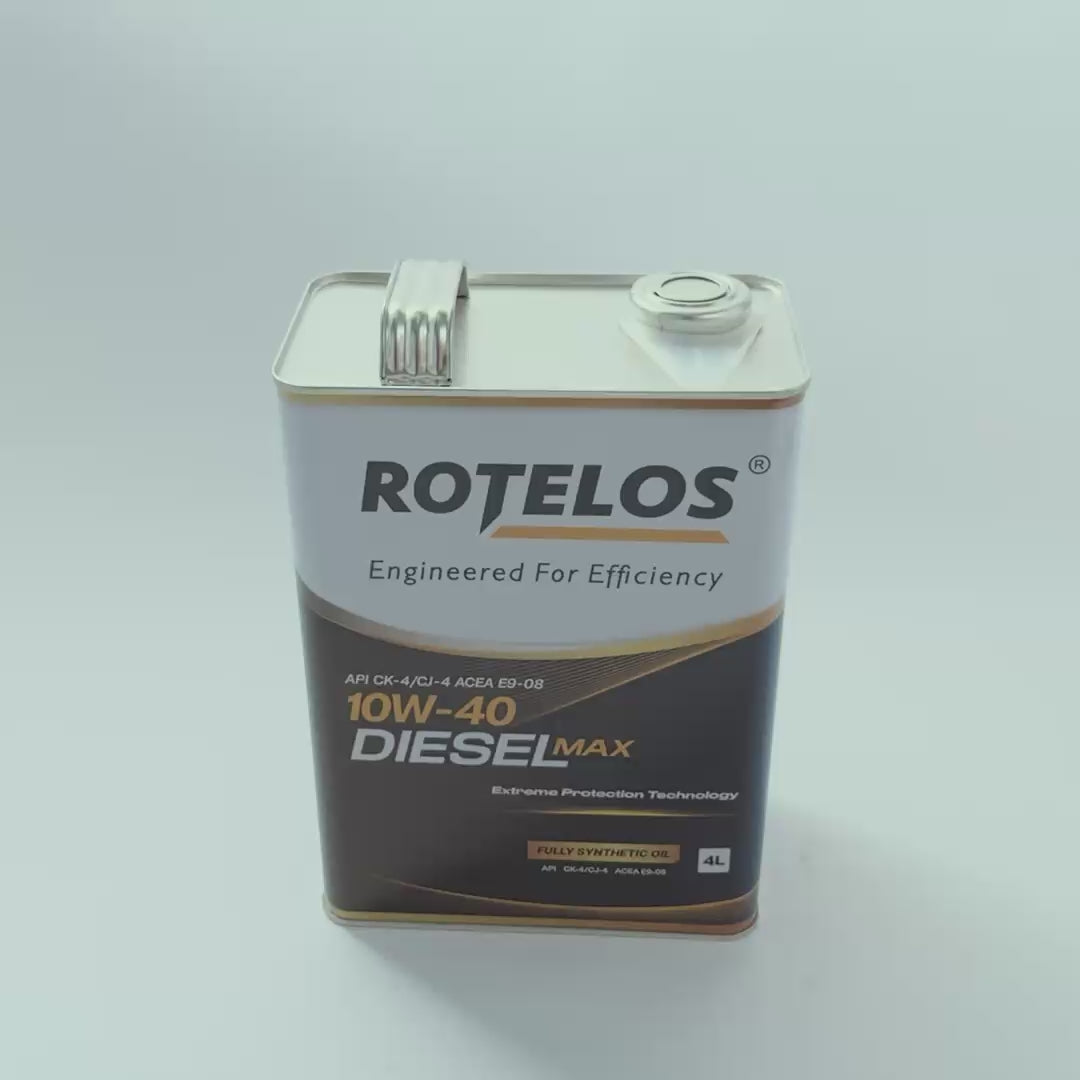 2005 - 2015 TOYOTA FORTUNER / HILUX / INNOVA / HIACE 1KD-FTV / 2KD-FTV ENGINE OIL - ROTELOS 10W-40 DIESEL MAX 4 LITER
