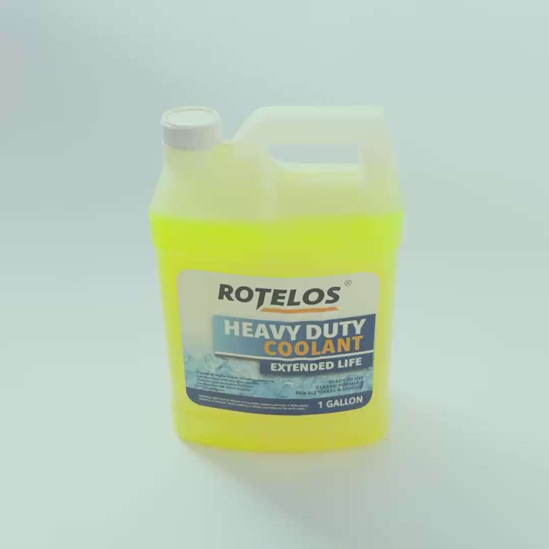 2000 - PRESENT HYBRID OAT LINES VEHICLES COOLANT - ROTELOS HEADY DUTY COOLANT YELLOW 1 GALLON