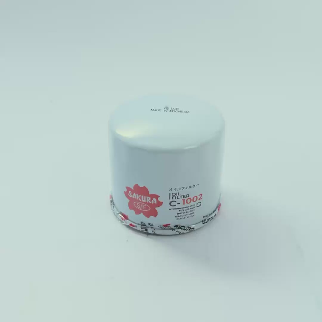 1988 - 2000 KIA PRIDE (HATCHBACK & SEDAN) GAS OIL FILTER - SAKURA C-1002