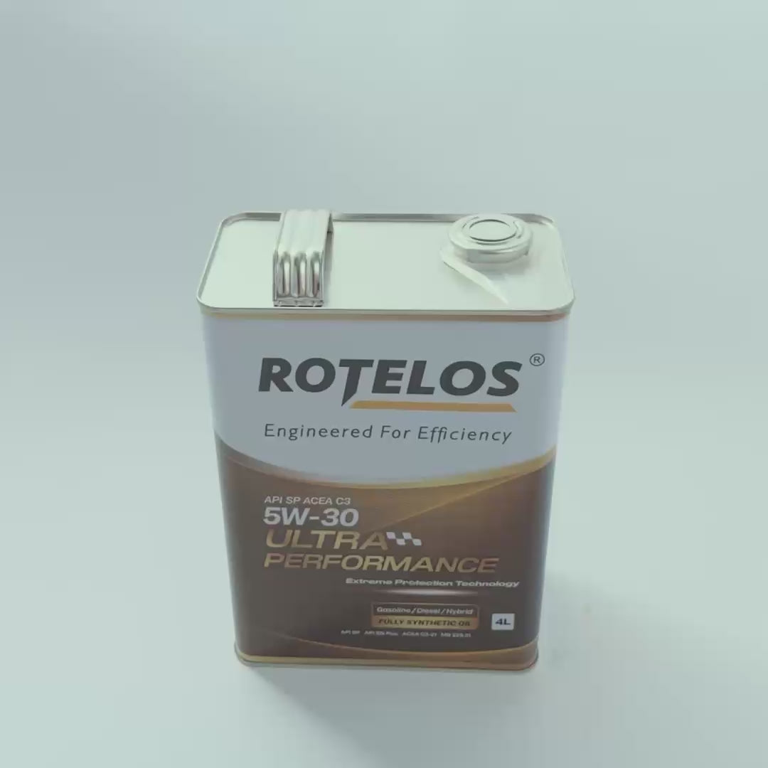 2016 - PRESENT TOYOTA HILUX / FORTUNER / INNOVA / HIACE DIESEL ENGINE OIL - ROTELOS 5W-30 API SP / ACEA C3 4 LITER