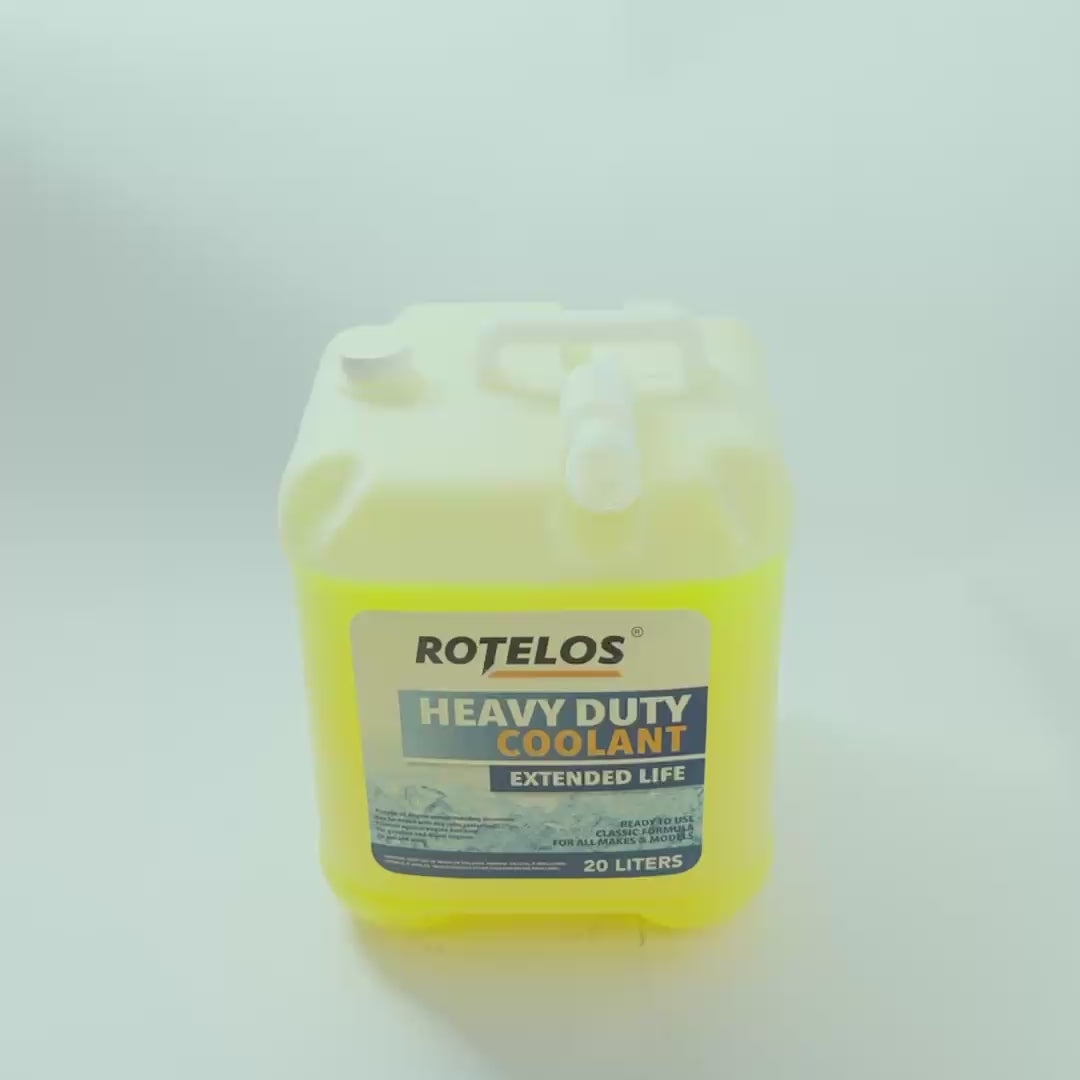 2000 - PRESENT HYBRID OAT LINES VEHICLES COOLANT - ROTELOS HEADY DUTY COOLANT YELLOW 20 LITER