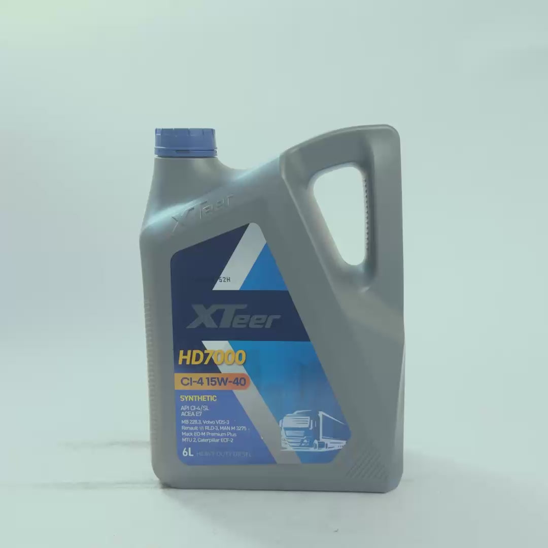 2002 - 2019 HYUNDAI H1100 & KIA BONGO GEAR OIL - XTEER HD7000 CI-4 15W-40 6L